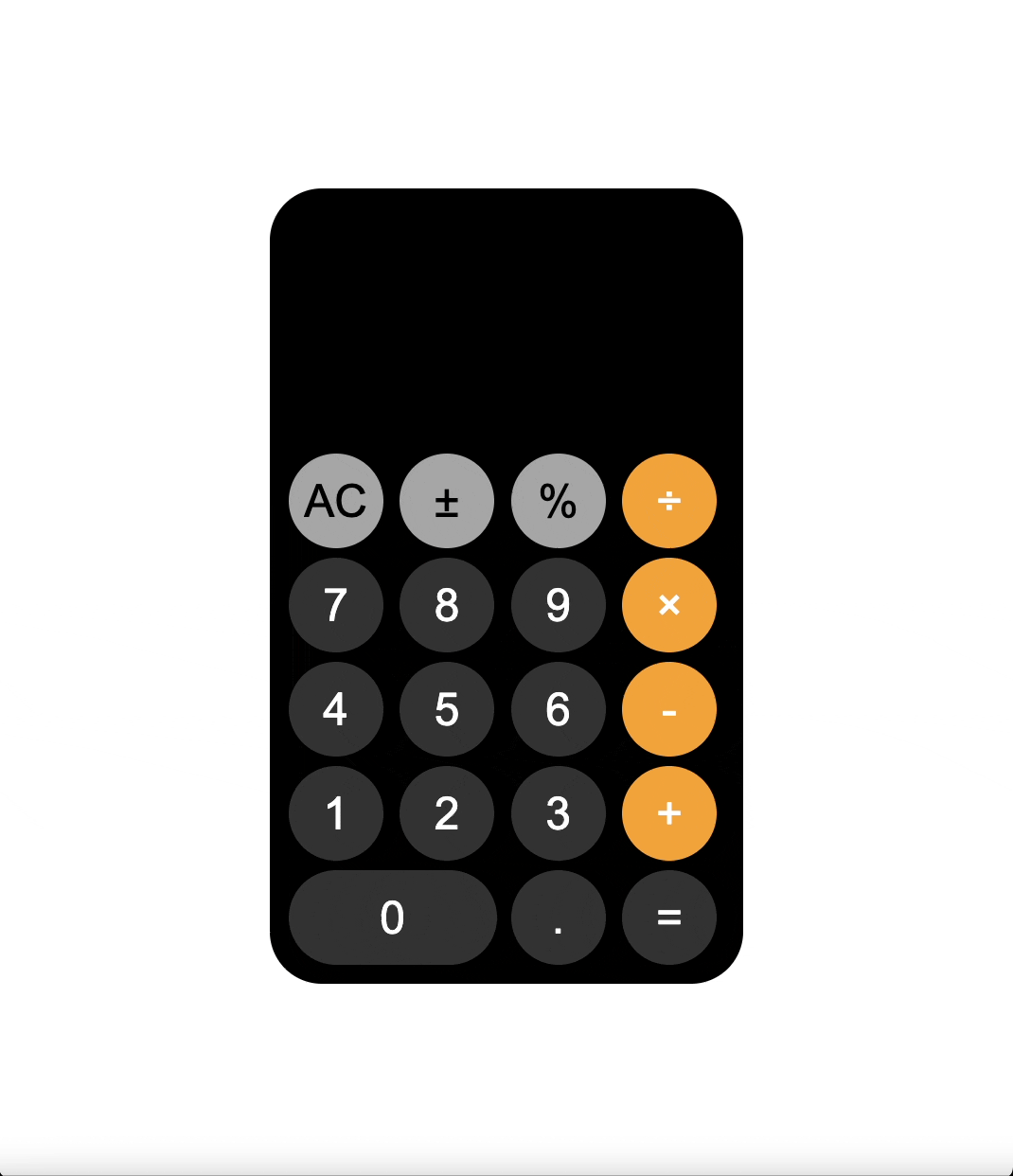 iOS Calculator Clone